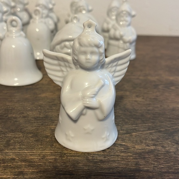 Vintage Freddi bell ornaments- Santa, Angel, bell, santa head - Picture 5 of 6
